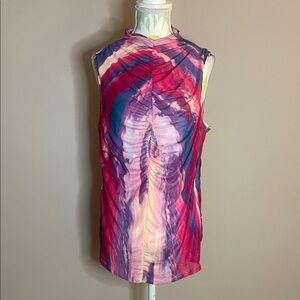 Cable & Gauge Multicolor Sleeveless Blouse